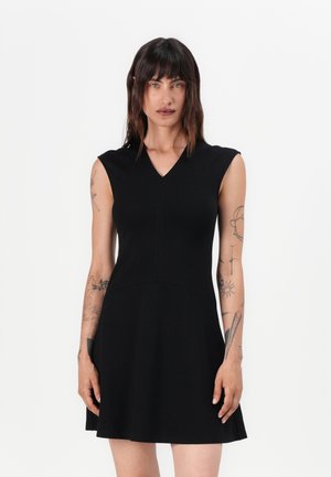 DUTTINA - Jersey dress - black