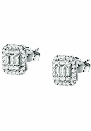 Ohrringe - weißgoldfarben