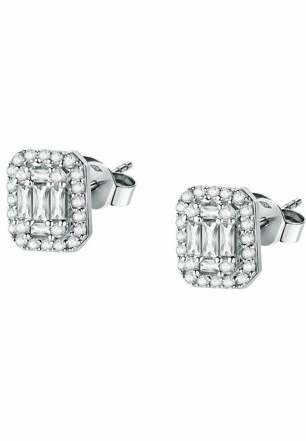 Ohrringe - weißgoldfarben