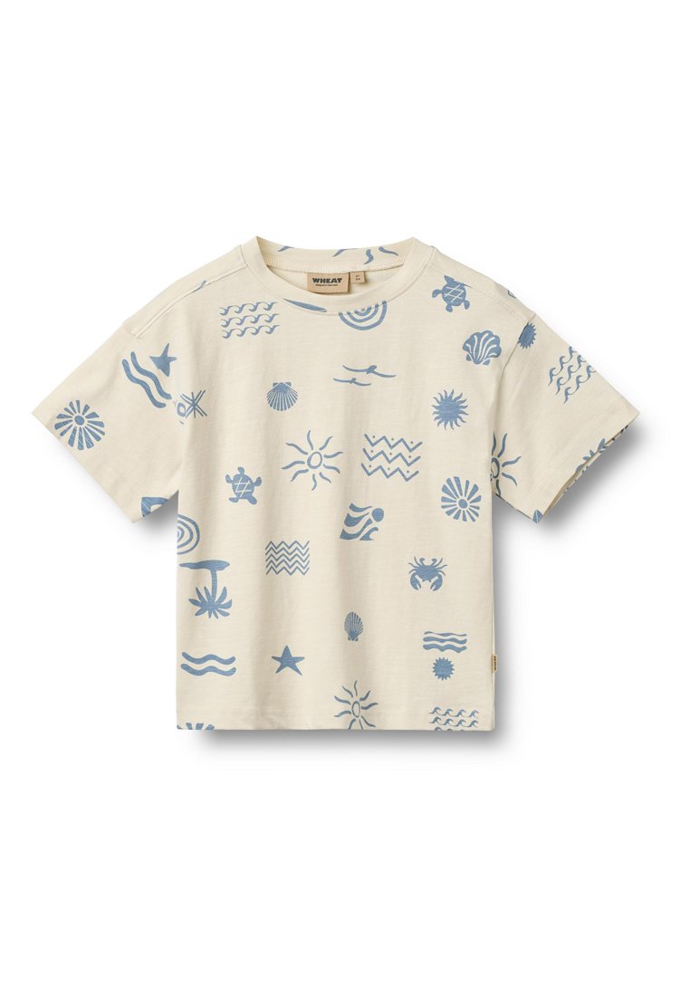 Wheat T-shirt print meerkleurig