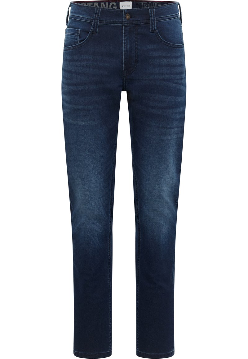 mustang Slim fit jeans donkerblauw mustang Slim fit jeans donkerblauw