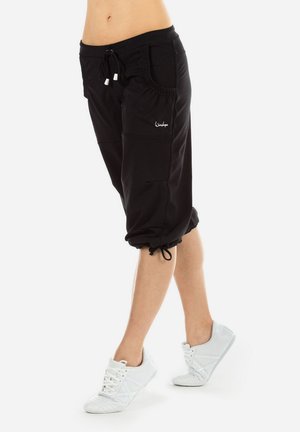 3/4 Sporthose - black