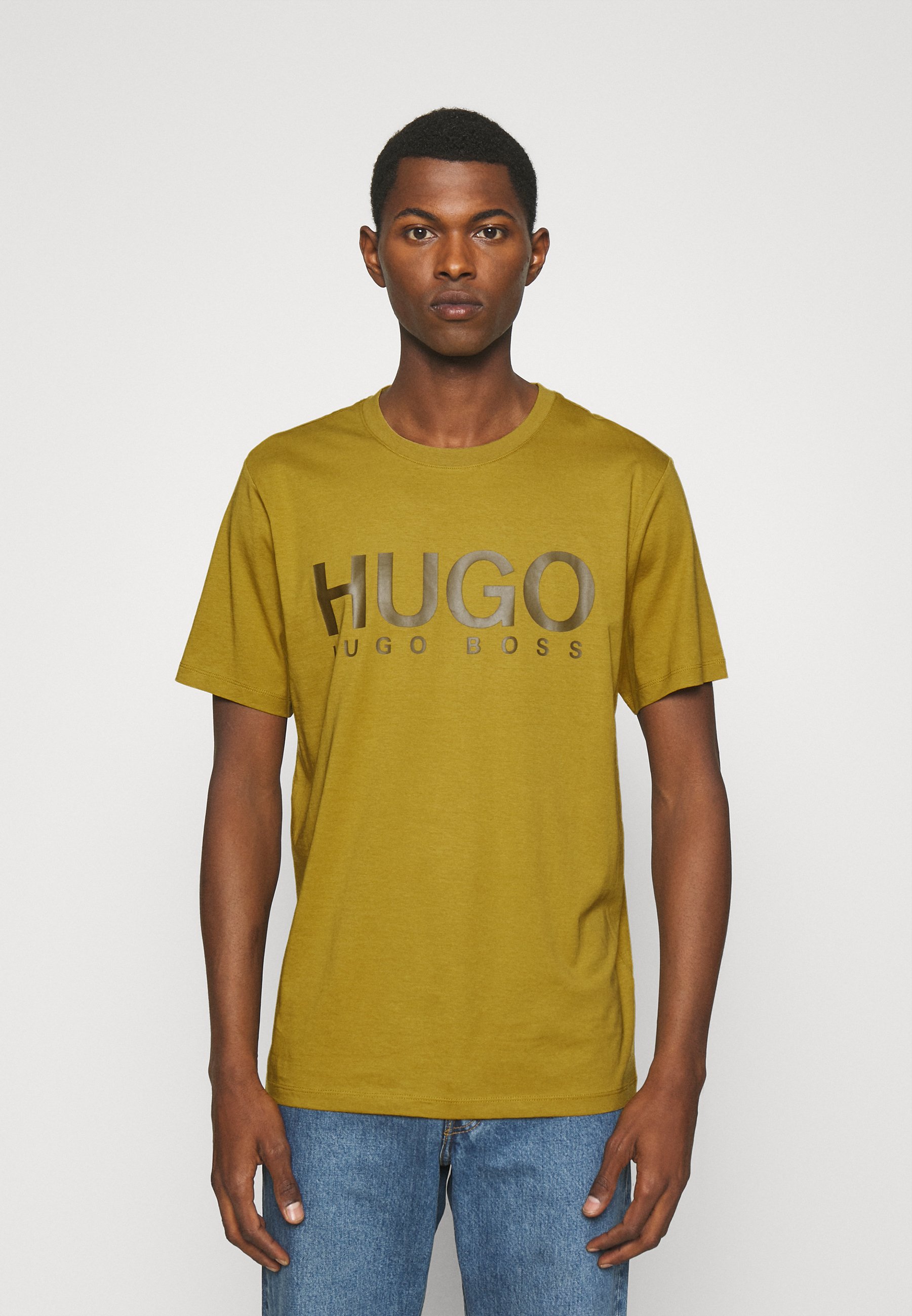 HUGO DOLIVE - Print T-shirt - open green/green - Zalando.co.uk