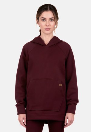 Kapuzenpullover - burgundy