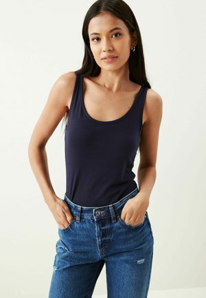 THICK STRAP - Top - navy blue purple