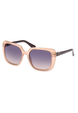 Guess QUADRATISCHE FORM - Gafas de sol - glänzend beige
