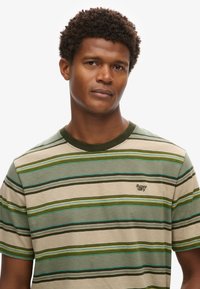 Superdry & Co RELAXED FIT - T-shirts print - green stripe