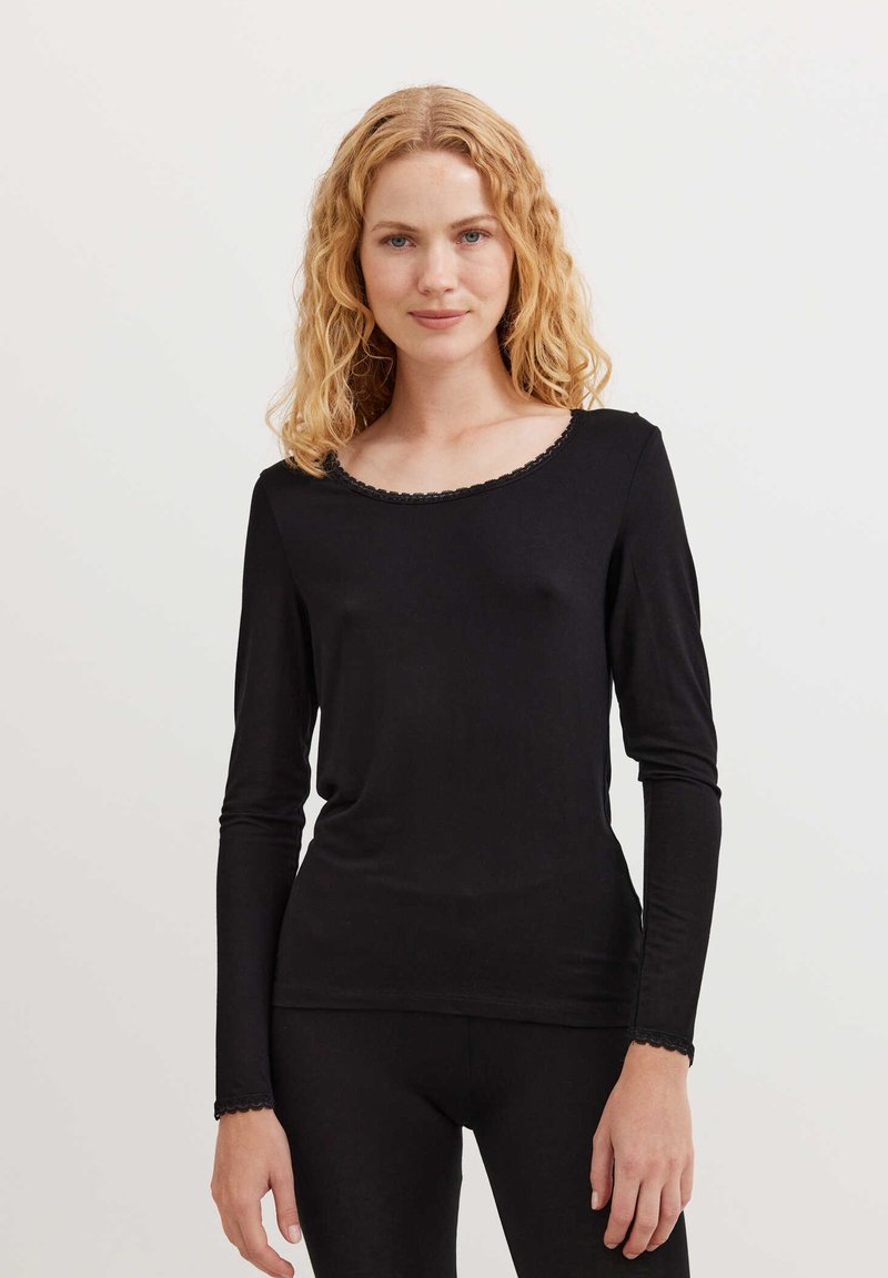 Noa Noa - ALMANN - Langarmshirt - black, Vergrößern