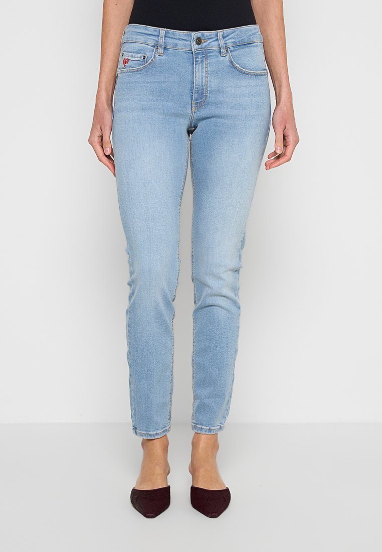 Desigual Slim fit jeans lichtblauw Desigual Slim fit jeans lichtblauw