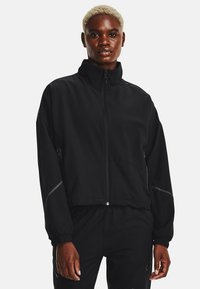 Under Armour - WARMUP UNSTOPPABLE - Outdoorjas - black Miniatuurafbeelding 1