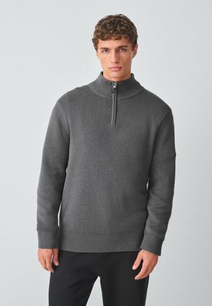 STAG LOGO FIT  REGULAR FIT - Pulover - charcoal grey
