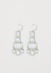 STONE CHANDELIER - Uhani - silver-coloured