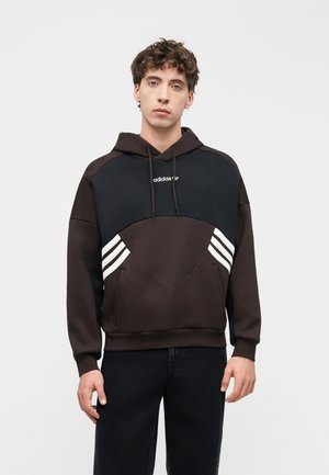 adidas Originals, MUNICH - Jersey con capucha - aurora coffee/utility black