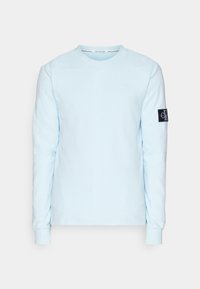 Calvin Klein Jeans WAFFLE TEE - Langarmshirt - keepsake blue/hellblau