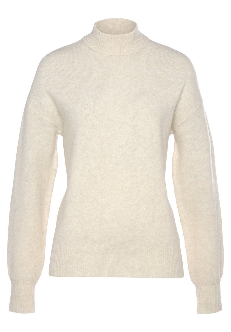 LASCANA - RUNDHALS - Strickpullover - creme, Vergrößern