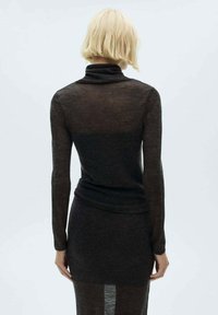 Mango Pulover - mottled dark grey