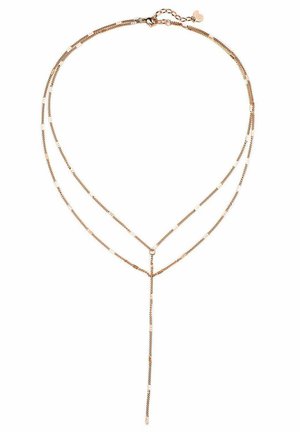 Y LAYERED - Collier - rosegoldfarben