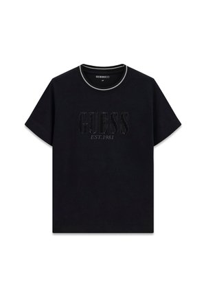 Guess, LOGO TEE - T-shirt imprimé - schwarz