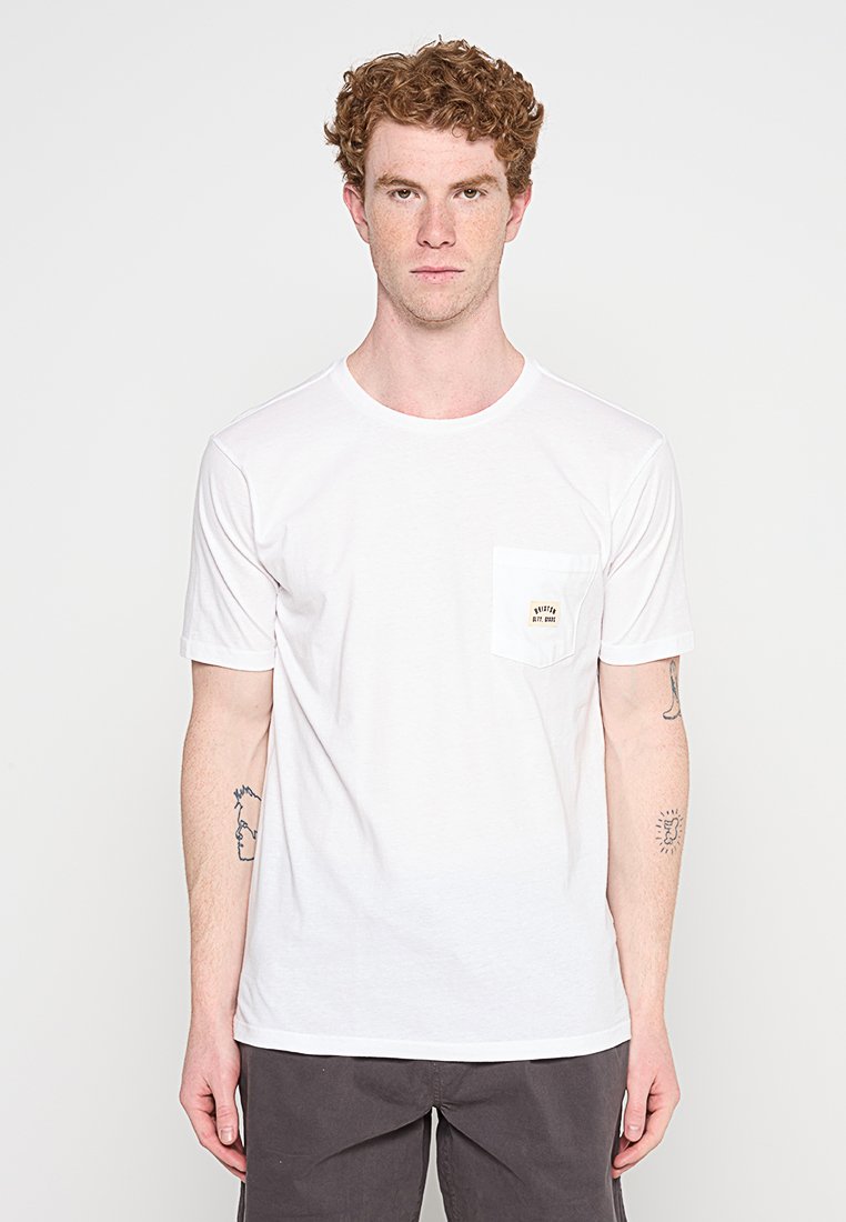 brixton T-shirt basic wit brixton T-shirt basic wit