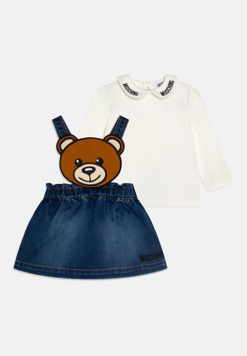 MOSCHINO BABY SKIRT SET - A-line skjørt - cloud