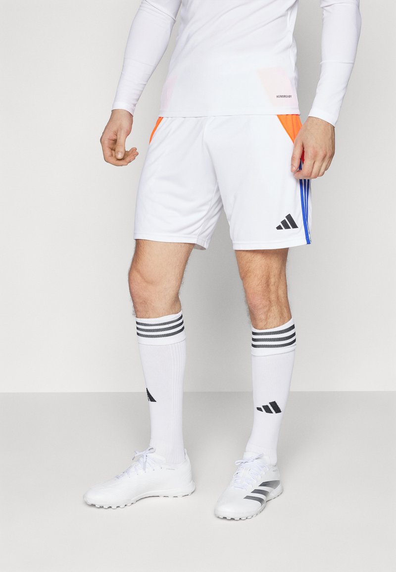 adidas Performance TIRO24 TRAINING SHORT - Spordišortsid - white/lucid blue/app solar red