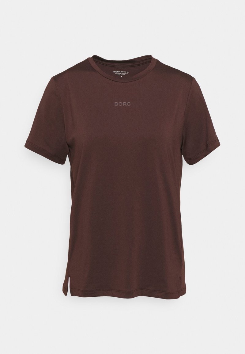 Damen Sportbekleidung | Björn Borg REGULAR T-Shirt basic fudge/bordeaux - DT78568 Damen Sportbekleidung | Björn Borg REGULAR T-Shirt basic fudge/bordeaux - DT78568
