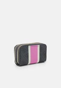 Guess DOUBLE ZIP MINI WALLET - Piniginė - coal