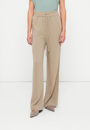 SLFVIVA GULIA LONG SUN PANT - Hlače - greige
