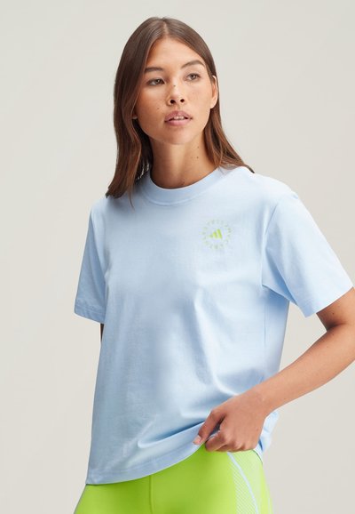 adidas by Stella McCartney REGL  - Jednoduché tričko - glow blue