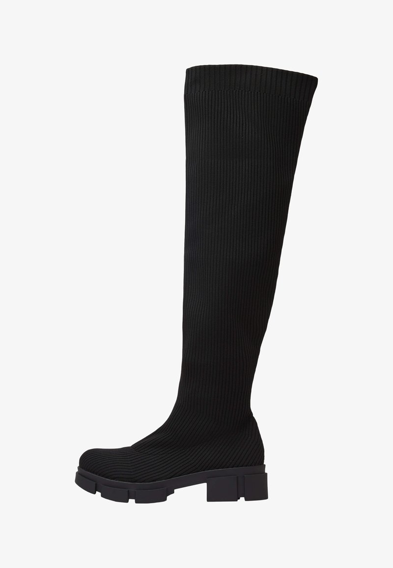 Calliope Overknees - nero