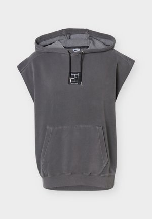 Nike Performance, NIKECOURT ADVANTAGE SLAM SLEEVELESS HOODY - Φούτερ με κουκούλα - anthracite