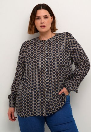 JAMIDA - Blouse - midnight chalk geometric print