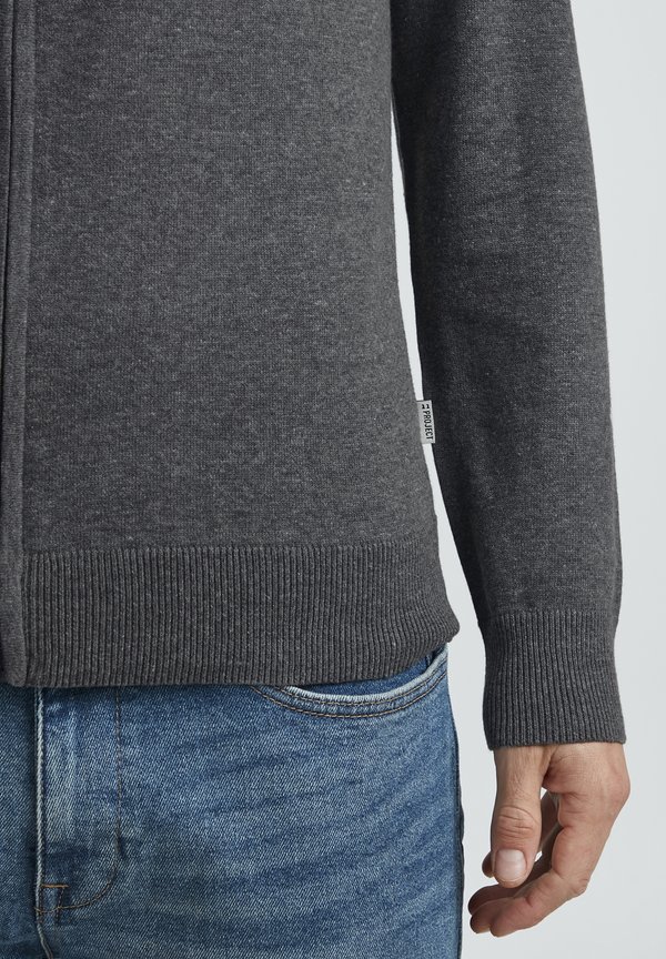 PRMELKER - Cardigan - pewter mix2