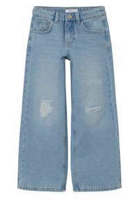 NKFROSE WIDE TE NOOS - Jean flare - light blue denim