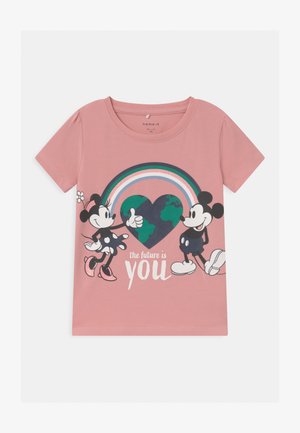DISNEY MINNIE MOUSE & MICKEY MOUSE NENNE - Triko s potiskem - blush