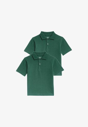 Marks & Spencer 2PK UNISEX - Poloshirt - bottle green
