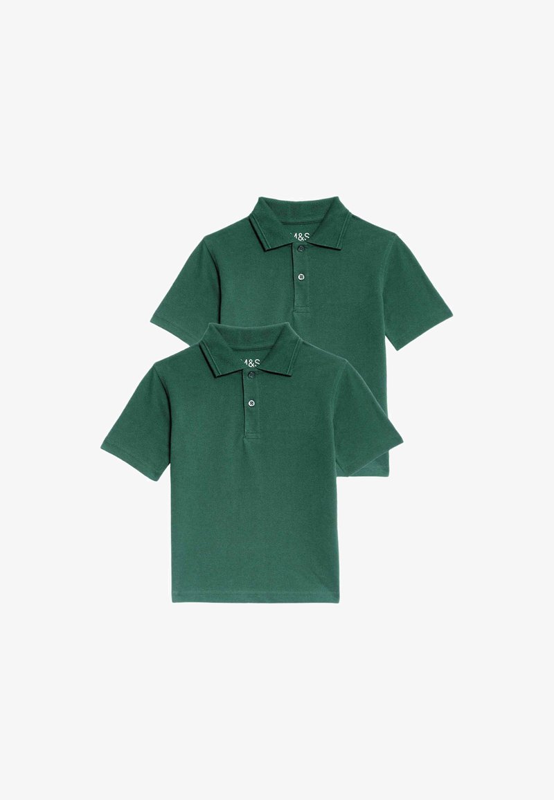 Marks & Spencer 2PK UNISEX - Polotričko - bottle green