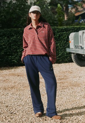 Self., REGULAR FIT WIDE LEG JOGGERS - Dresside alumine osa - navy