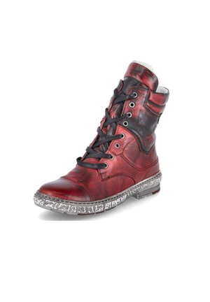 Lace-up ankle boots - rot