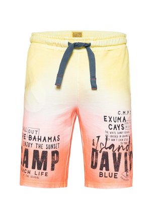 Camp David MIT LABEL PRINTS - Shorts - banana sun