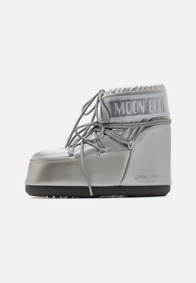 Moon Boot - ICON LOW GLANCE UNISEX - Gležnjače s vezicama - silver, Povećaj