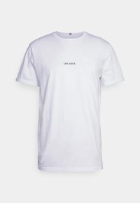 LENS - T-shirts - white/black