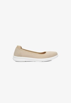 Jenny, FLATS - Klassischer Ballerina - beige