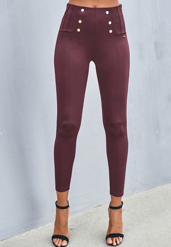 Leggings - Hosen - weinrot