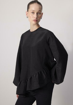 Touché Privé PLEATED CUPRA - Blúz - black