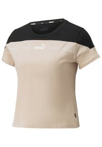 Puma - AROUND THE BLOCK - T-shirt con stampa - rose quartz black Immagine in miniatura 1