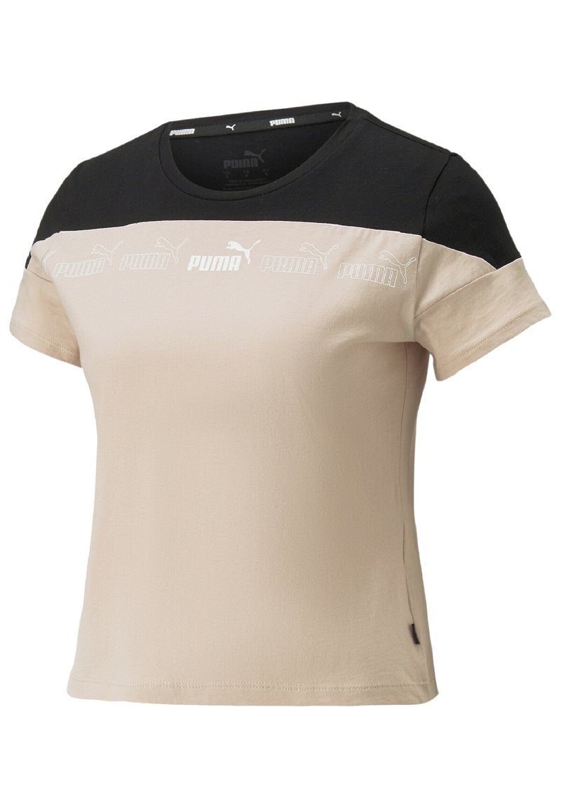 Puma - AROUND THE BLOCK - T-shirt con stampa - rose quartz black, Ingrandire