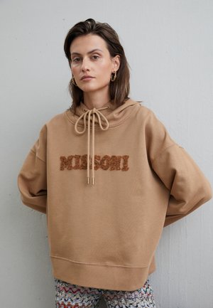 HOODED - Sweater - tiger's eye
