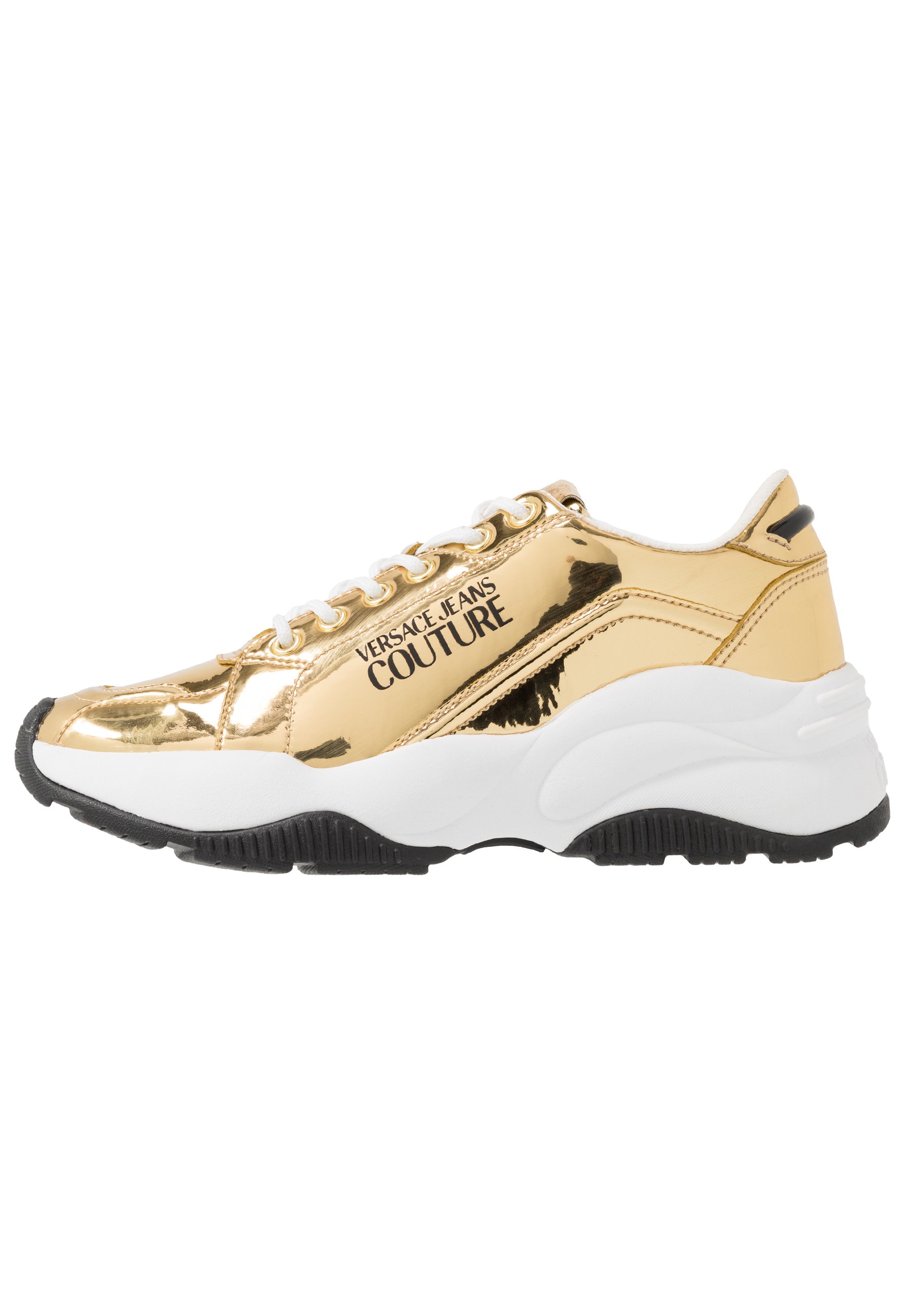 Versace Jeans Couture CHUNKY SOLE Baskets basses oro Versace Jeans Couture CAP SOLE Baskets basses nerooro