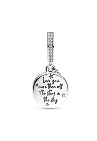 Pandora SHOOTING STAR DOUBLE DANGLE  - Talizman - sterling silver